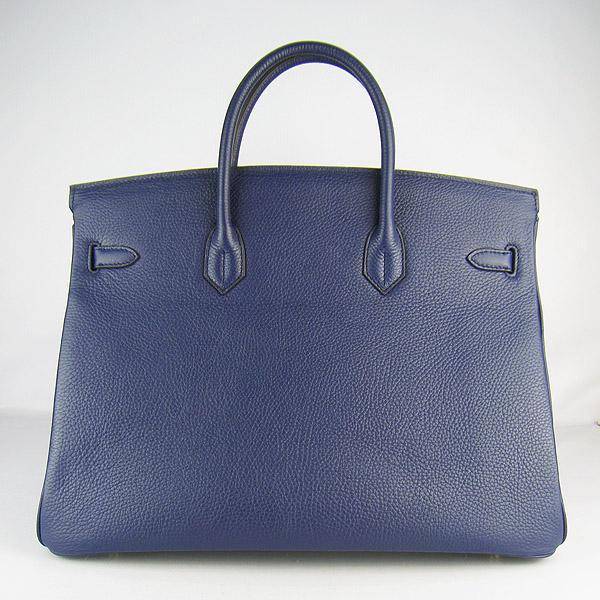 Replica Hermes Birkin 40CM Togo Bag Dark Blue 6099 Online